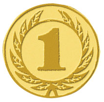 Centre médaille 1er diamètre 25 mm PB108