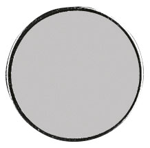 Centre médaille argent diamètre 25 mm PB112