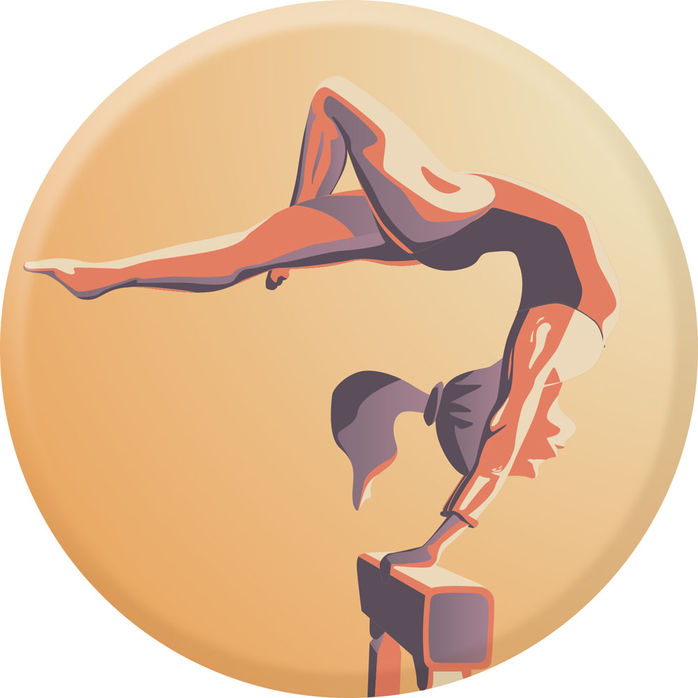 Centre médaille gym diamètre 50 mm PCA058