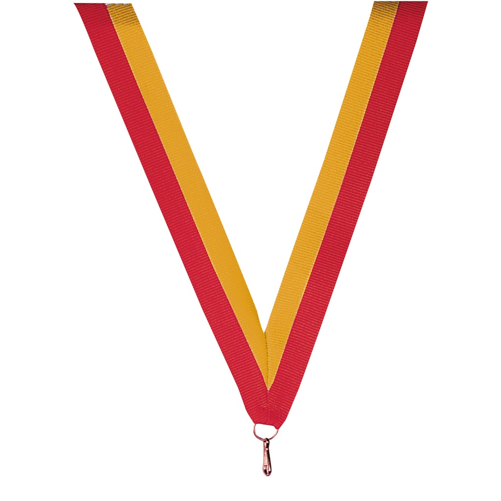 Ruban jaune/rouge 800 x 20 mm R5A