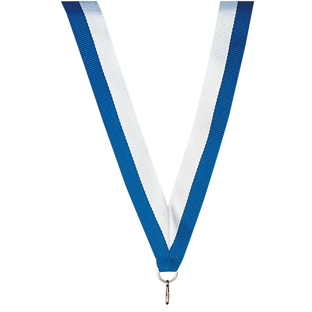 Ruban blanc/bleu 800 x 20 mm R9A