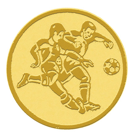 Centre médaille football diamètre 25 mm PB042