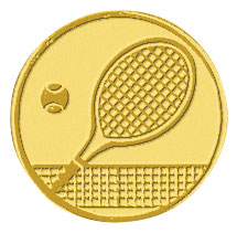Centre médaille tennis diamètre 25 mm PB090