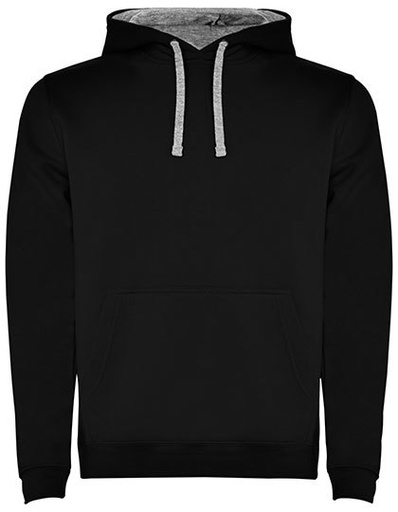 Sweatshirt Urban ROLY RY1067 Black/Heather grey