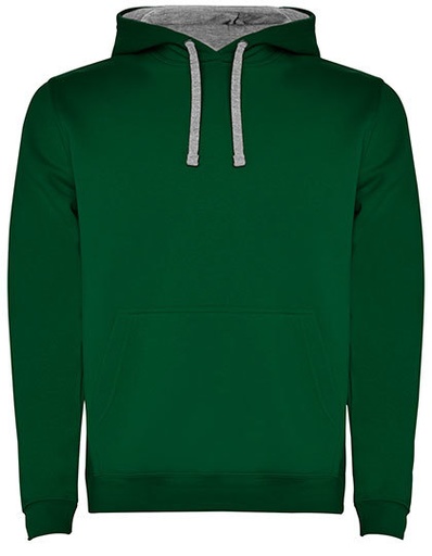 Sweatshirt Urban ROLY RY1067 Bottle Green/Heather grey