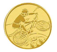 Centre médaille bike diamètre 25 mm PB106