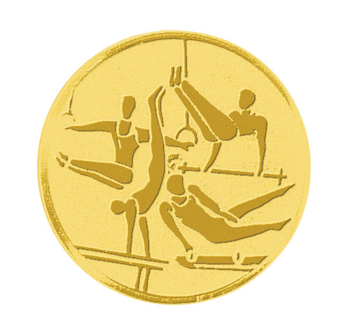 Centre médaille gym diamètre 25 mm PB047